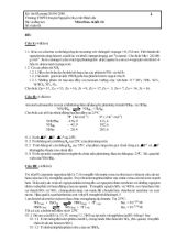 Kỳ thi Olympic 30042006 1 Trường THPT Chuyên Nguyễn Du, tỉnh Đăk Lăk Môn Hóa - Khối 10